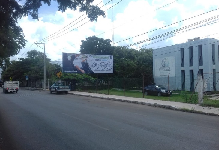 Espectacular en Calle Correa Rancho, calle 6, Colonia Díaz Ordaz, Mérida, Yucatán, México