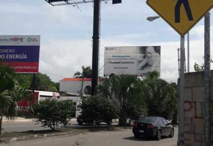 Espectacular en Calle Avenida Jose Vasconselos, Colonia Maya, Mérida, Yucatán, México