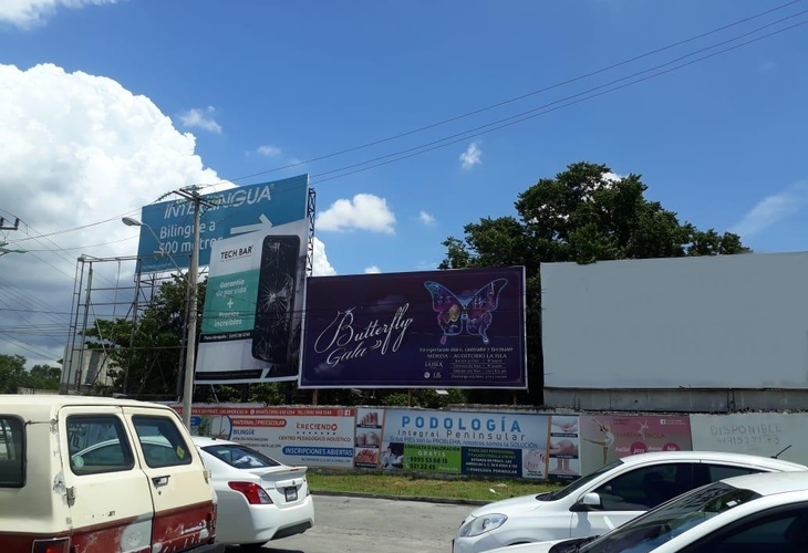 Espectacular en Calle Calle 68-a, Colonia Sin Nombre de Colonia 27, Mérida, Yucatán, México