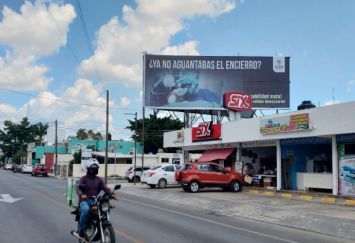 Espectacular en Calle Calle 17, Colonia México Oriente, Mérida, Yucatán, México