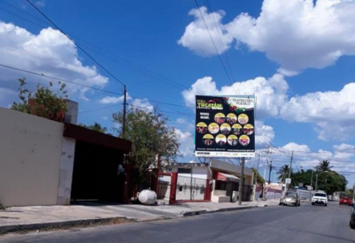 Espectacular en Calle Calle 23, Colonia Club Campestre, Mérida, Yucatán, México