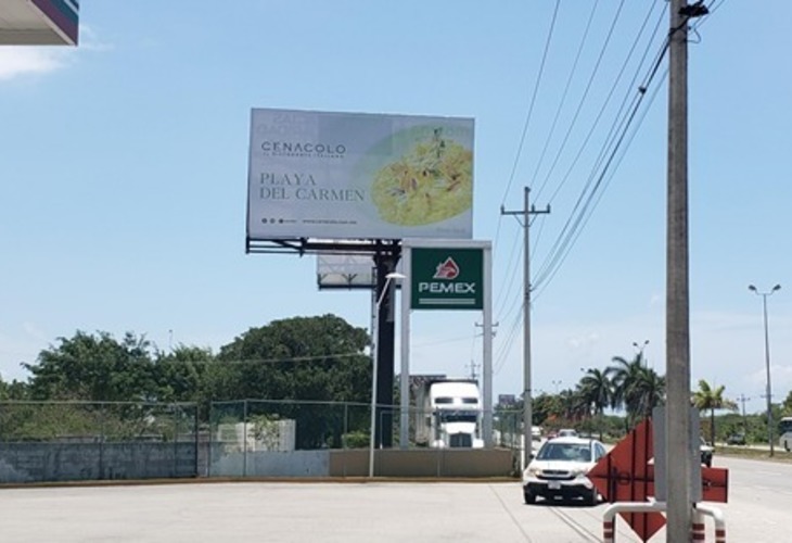 Espectacular en Calle Carretera Tulum - Cancún, Chacalal, Quintana Roo, Mexico