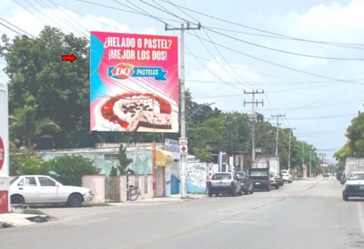 Espectacular en Calle Calle 27, Colonia Edesio Carrillo Puerto, Motul de Carrillo Puerto, Yucatán, México