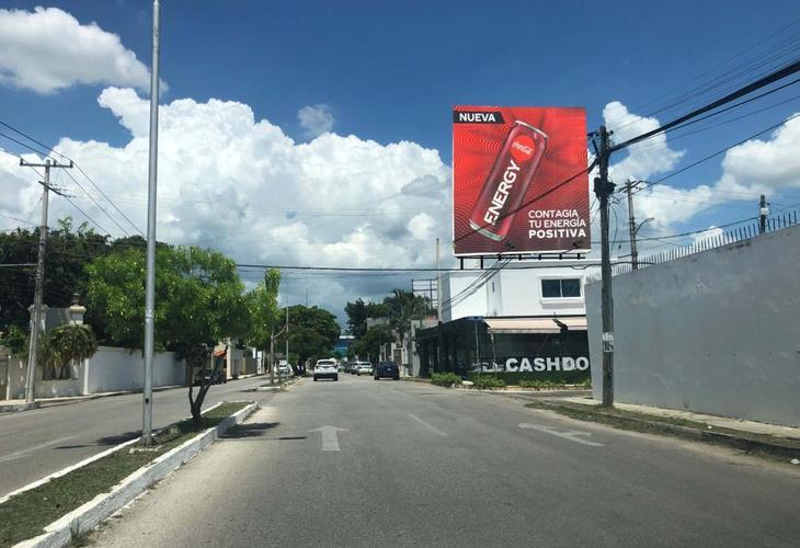 Espectacular en Calle Calle 22, Colonia Monterreal, Mérida, Yucatán, México
