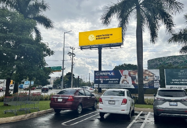 Espectacular en Calle Carretera Mérida - Progreso, Colonia Cordemex, Mérida, Yucatán, México