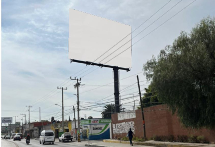 Espectacular en Calle México Pachuca Avenida Nacional, Colonia Santa Maria Chiconautla, Ecatepec de Morelos, Estado de México, México