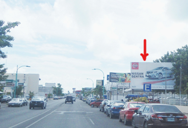 Espectacular en Calle Avenida Álvaro Obregón, Colonia Centro, Chetumal, Quintana Roo, Mexico